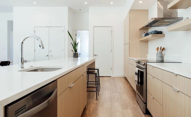 OSLO co-living apartments in Washington, D.C. Atlas interior equipped kitchen